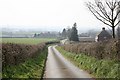 SJ9624 : Country Lane Leading to Hanyards by stephen betteridge