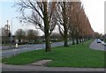 Looking south-west along the A563 New Parks Way, Leicester.