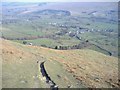 Looking down on Threlkeld