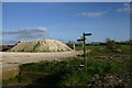 Footpath junction near Wickham Abbey Farm