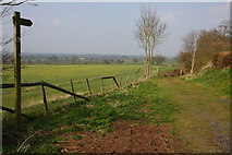 SO8871 : Footpath at Rushock by Philip Halling