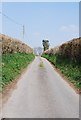 Road leading north from Hatch Lane