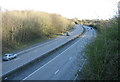 View from The Drope Road bridge.