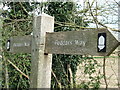 Close Up Peddars Way Sign