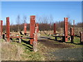 Benches in Dawson Community Woodland