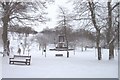 NS6165 : Snow in Alexandra Park by Mark Fitzpatrick