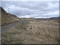 NM9131 : Looking northeast along the track to Kilvaree by John McLuckie
