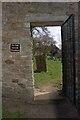 NY9939 : Gateway to churchyard Stanhope by P Glenwright