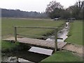 Footbridge over Mill Lawn Brook, Burley, New Forest