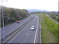 The A4042, looking north