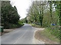 Entrance to car park and Salhouse Broad from Salhouse Road