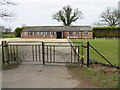 Bowling green and clubhouse