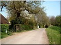 The road from Dundridge to Upper Swanmore