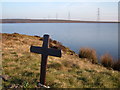 SD9718 : Memorial Cross, Blackstone Edge Reservoir by michael ely