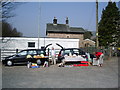 Two car booters at Dunsop Bridge Village Hall