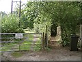 Footpath 624 leading to Poundfield Wood