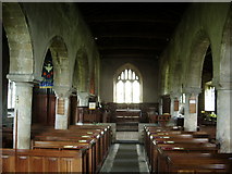 SD8172 : Interior, St Oswald Church, Horton in Ribblesdale by Alexander P Kapp