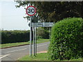 Signpost on the B660