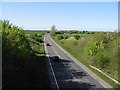 View NNW along the A256 from Woodnesborough Road