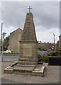 SE0915 : War Memorial, Town End, Golcar by Humphrey Bolton