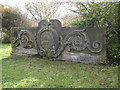 Datestone from former chapel building, Chapel Lane, Golcar