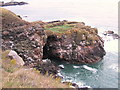 A cave just south of Cove Bay, Aberdeen