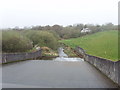 Spillway from Lower Tamar lake