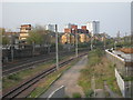 Railway seen from Caledonian Road