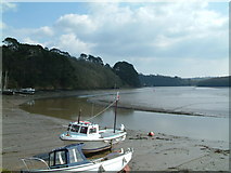 SW8343 : Truro River at low tide by Robin Lucas