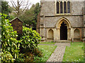 Entrance way to Catherston Leweston Church