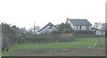 Recently built houses behind Station Road