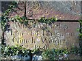 Inscribed Stone at Coddington St Mary