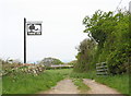 Entrance to the Tynwydd Stud