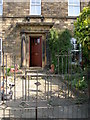 Lovely old door portico on Hill Street, opposite Elsecar Station