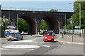 Railway bridge crossing Knighton Lane