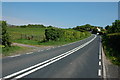 The A443 to the east of Stockton Teme