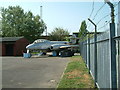 Gloster Meteor in Meteor Way, Chelmsford