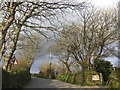 Lane junction north of Eathorne