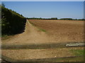 Farm track to Mere Hall from B1178