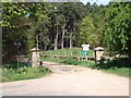 Entrance to Finzean Estate