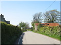 Corrugated iron sheds at Maenaddwyn