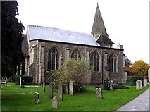 SU5405 : St Peter's Church, Titchfield by Martin Coull
