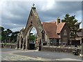 Entrance & Lodge, St Woollos Cemetery, Newport