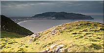 SH8182 : View W from Little Orme by Bryn Roberts
