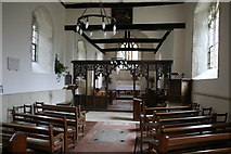 TR0252 : St Peter's Church, Molash, interior by David Elvin