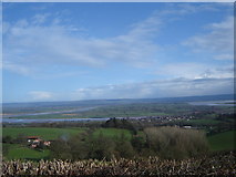 SO6812 : View from Littledean Road to Newnham and the Severn by Ruth Sharville