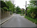 Junction of Danes Court on to Old Charlton Road.