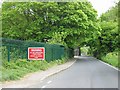 View South along Dover Road, through the Duke of York School