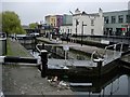 Camden lock in Camden Town, London.