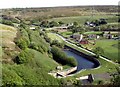 Dunford Bridge from Winscar Dam Head